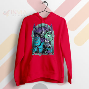 Brave the Dungeons Monster Inc Red Hoodie