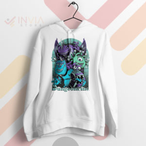 Brave the Dungeons Monster Inc White Hoodie