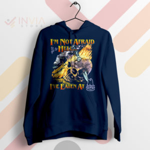 Brave the Flames Hell's Arbys Navy Hoodie