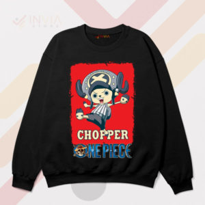 Brave the Seas One Piece Chopper Black Sweatshirt