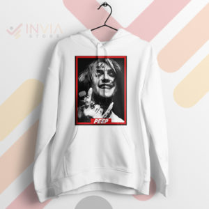 Brighten Your Day Lil Peep Smile White Hoodie