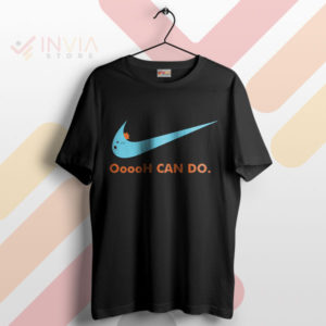 Button Mr Meeseeks Oooh Can Do Black T-Shirt