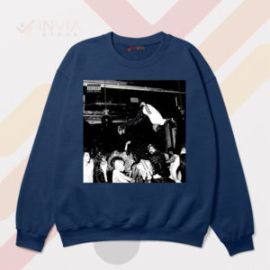 Carti's Revolution Die Lit Cover Art Navy Sweatshirt