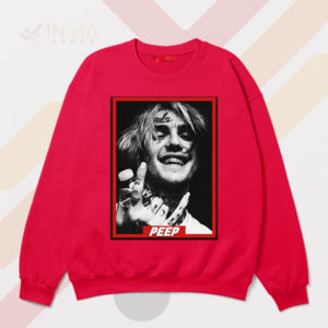 Cherish the Moment Lil Peep Smile Red Sweatshirt