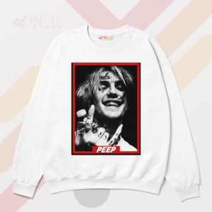 Cherish the Moment Lil Peep Smile White Sweatshirt