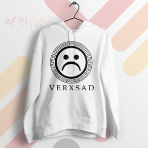 Chic with a Touch of Sadness VerXSad White Hoodie