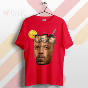 Chillin' with Ice Cube and Ice Tea Red T-Shirt