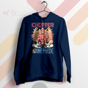 Chopper's Journey to Pirate Legend Navy Hoodie