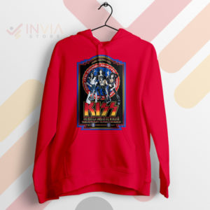 Classic Concert Kiss Reunion Tour '96 Red Hoodie