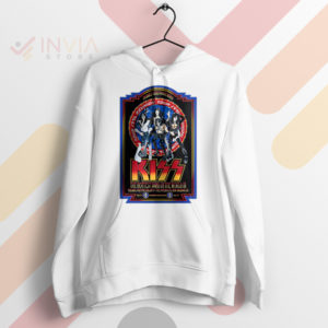 Classic Concert Kiss Reunion Tour '96 White Hoodie