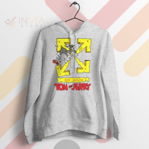 Classic Fun Tom and Jerry Streetwear Sport Grey Hoodie