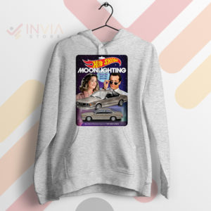 Classic Wheels Blue Moon Detective Car Sport Grey Hoodie