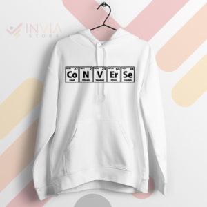 Collection Periodic Table Converse White Hoodie