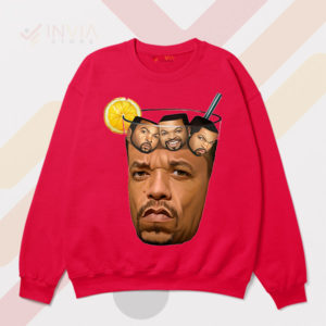 Cool Collab Ice Cube and Ice Tea Red Sweatshirt