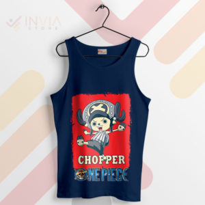 Cute Chopper Set Sail with Friends Navy Tank Top