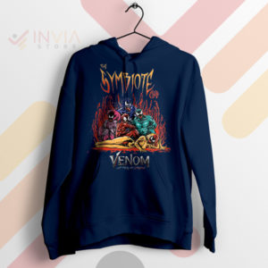 Dark Side Symbiote Venom Villain Club Navy Hoodie