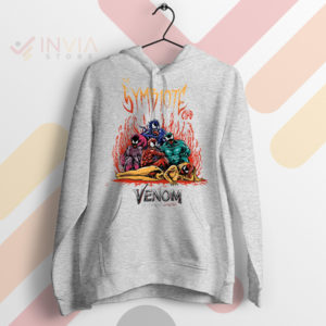 Dark Side Symbiote Venom Villain Club Sport Grey Hoodie