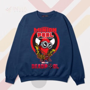 Deadly Despicable Minion Pool Navy Sweatshirt