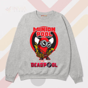 Deadly Despicable Minion Pool Sport Grey Sweatshirt