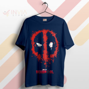 Deadpool's Messy Masterpiece Graphic Navy T-Shirt