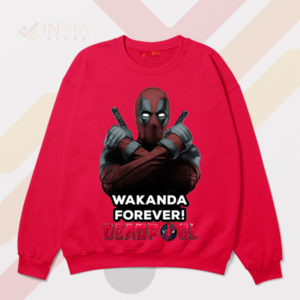Deadpool's Tribute Wakanda Forever Red Sweatshirt