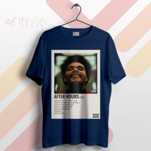 Dive into The Weeknd After Hours Navy T-Shirt