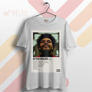 Dive into The Weeknd After Hours Sport Grey T-Shirt