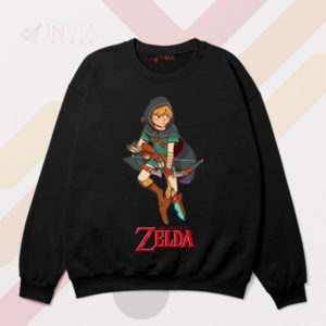 Don the Zelda Breath Of The Wild Black Sweatshirt