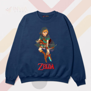 Don the Zelda Breath Of The Wild Navy Sweatshirt