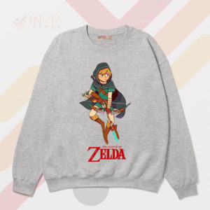 Don the Zelda Breath Of The Wild Sport Grey Sweatshirt