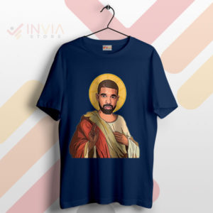 Drake's Vision God's Plan Graphic Navy T-Shirt