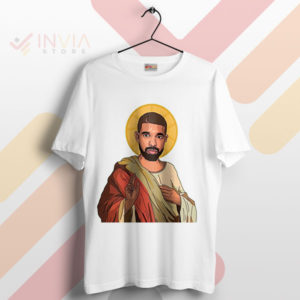 Drake's Vision God's Plan Graphic White T-Shirt