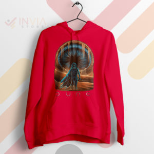 Dune Discover the Secrets of Arrakis Red Hoodie