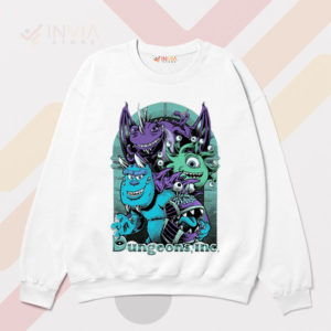 Dungeons and Dragons x Monster Inc White Sweatshirt