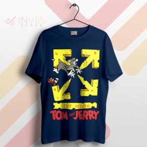 Duo Tom and Jerry Streetwear Tribute Navy T-Shirt