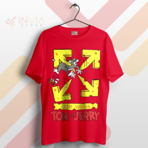 Duo Tom and Jerry Streetwear Tribute Red T-Shirt