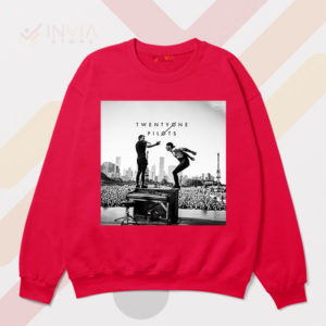 Echoes of Euphoria Concert 21 Pilots Red Sweatshirt