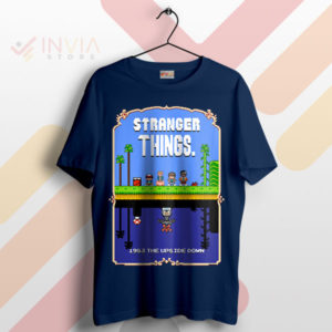 Enter the Pixel Realm Stranger Things Navy T-Shirt