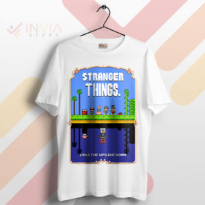 Enter the Pixel Realm Stranger Things White T-Shirt