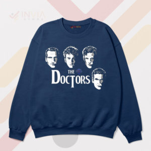 Epic Time Traveler The Doctors Who Navy Sweatshirt