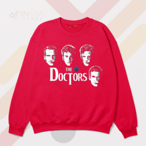 Epic Time Traveler The Doctors Who Red Sweatshirt