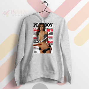 Essence of Glamour Audra Lynn Playboy Sport Grey Hoodie