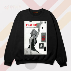 Eternal Starlet Monroe Playboy 1953 Black Sweatshirt