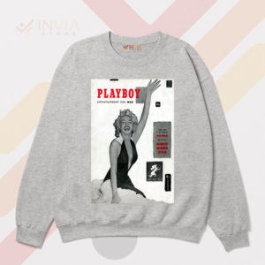 Eternal Starlet Monroe Playboy 1953 Sport Grey Sweatshirt