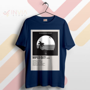 Exclusive Wiped Out Album Tracklist Navy T-Shirt