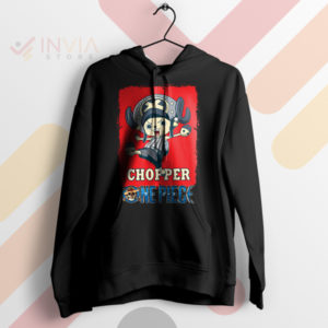 Explore New Horizons Cute Chopper Black Hoodie