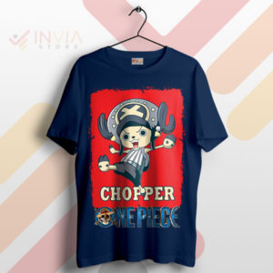 Explore with Style One Piece Chopper Navy T-Shirt