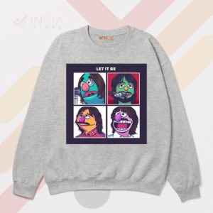Fab Four Fantasia The Muppets Sport Grey Sweatshirt