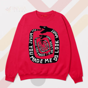 Fan Art Look What You Made Me Do Red Sweatshirt