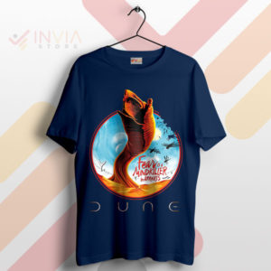 Fear and Sandstorms Mindkiller In Arrakis Navy T-Shirt